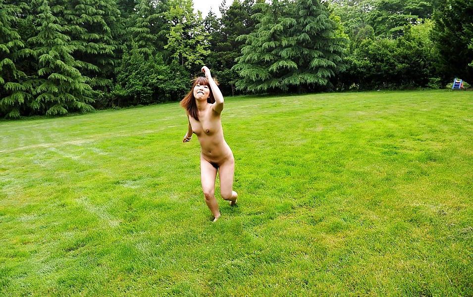 15P Youzo - Nude Asian teen is hot and showing off outdoors!
