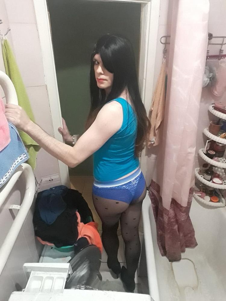 16P January 2020 - Blue lace panties