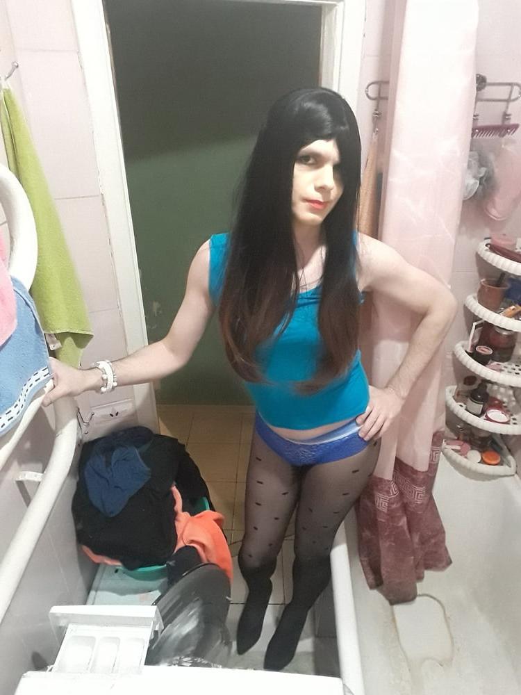 16P January 2020 - Blue lace panties
