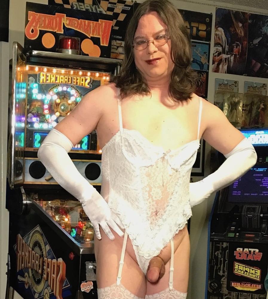 12P Joanie - Vintage Frederick's Lace Teddy and Stockings