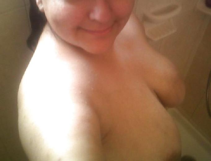 5P BBW Wife Pre and Post Shower Pics
