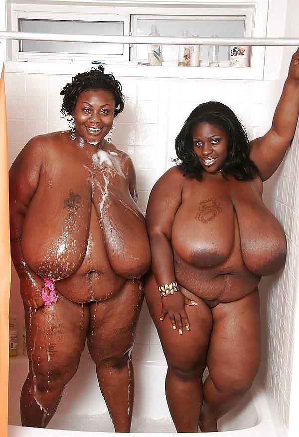 25P Big Black Saggy Breast