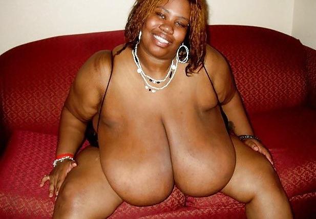 25P Big Black Saggy Breast