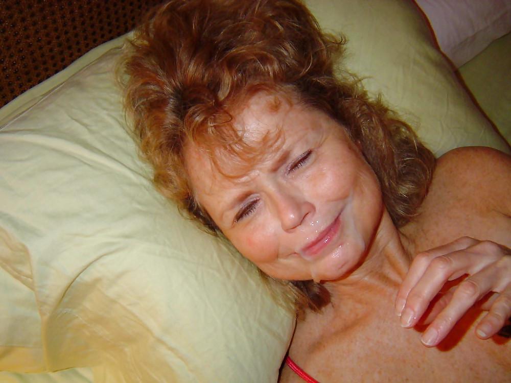19P Mature Lady Facials