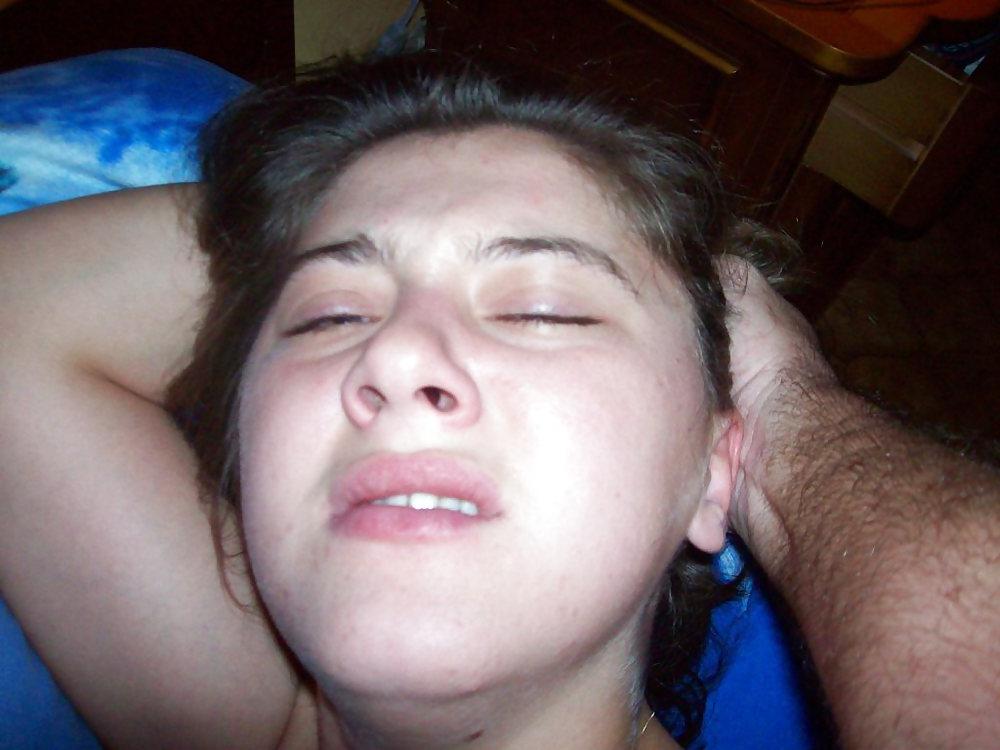 25P Romanian girl in the shower after a good fuck