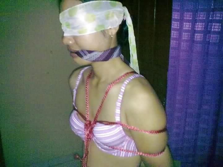 8P Asian Bondage Hijab