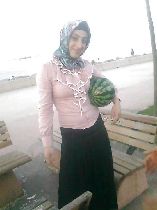 25P Turkish arab hijab turbanli asian seyma