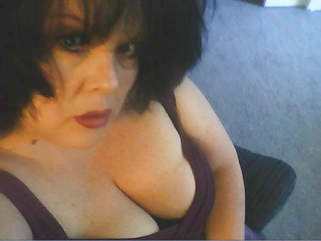 25P Sissy my bbw whore wifes cleavage