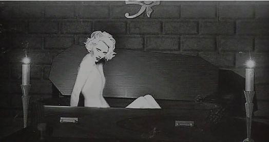 24P Gothic chicks getting naked in coffins