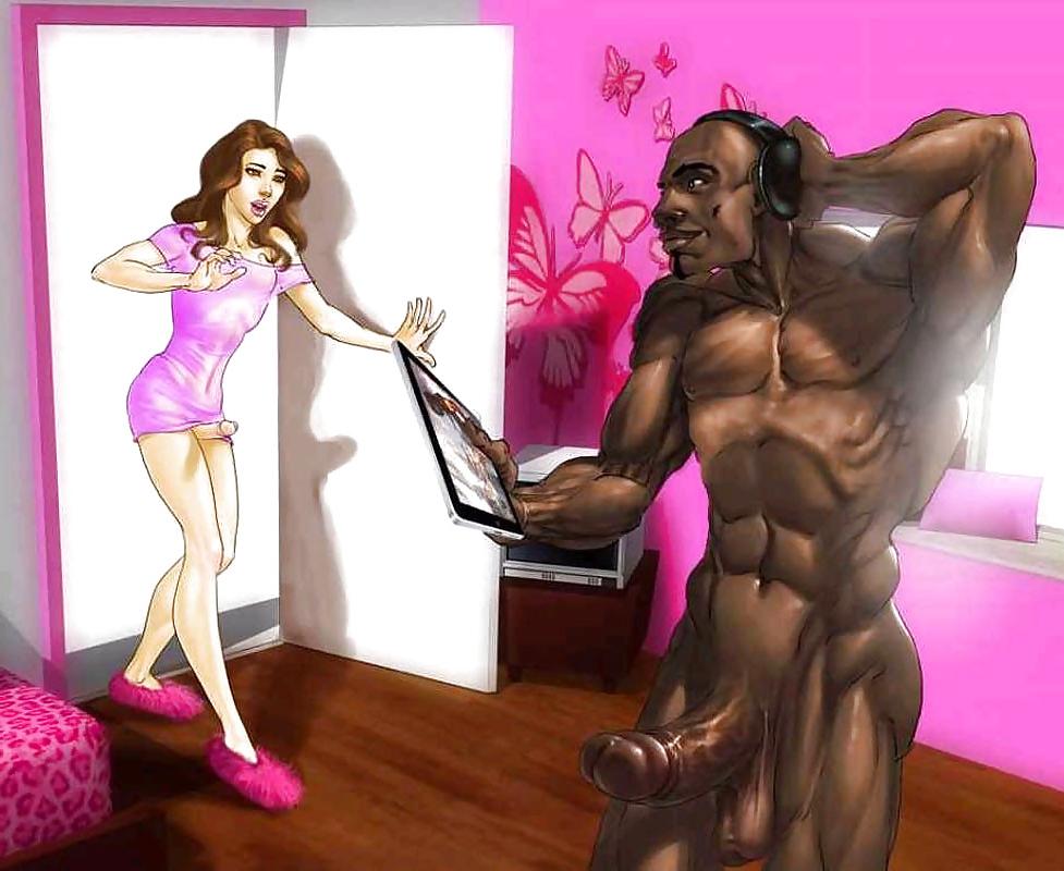 18P Tranny cartoons
