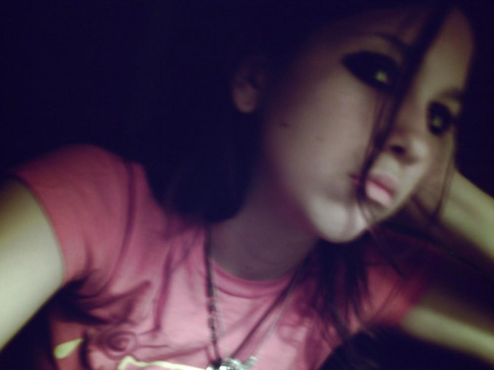 24P Emo tattoed girl with  short hair