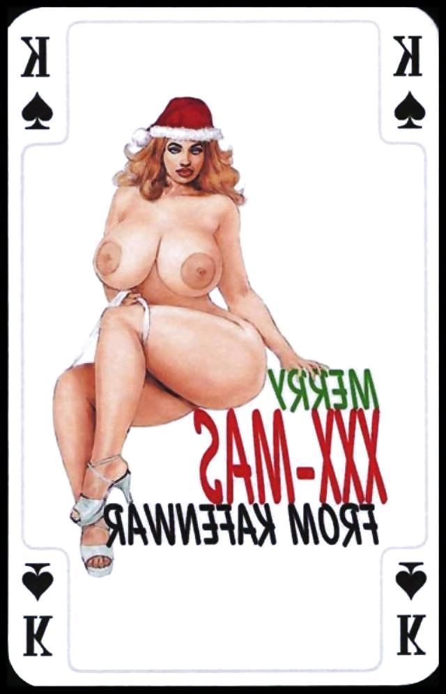 25P Erotic Playing Cards 9 - BBW 3 c. 1995 for fistu