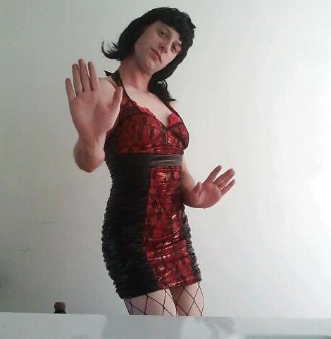 13P Punk gothic sexy dress