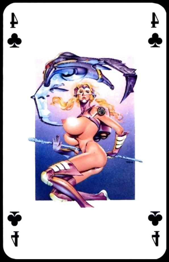 25P Erotic Playing Cards 7 - BBW 2 c. 1990