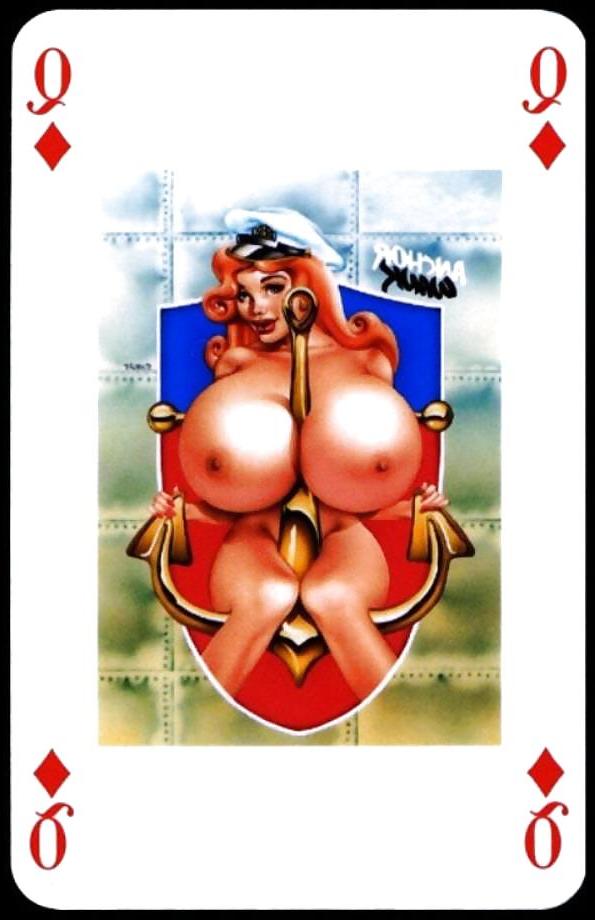 25P Erotic Playing Cards 7 - BBW 2 c. 1990