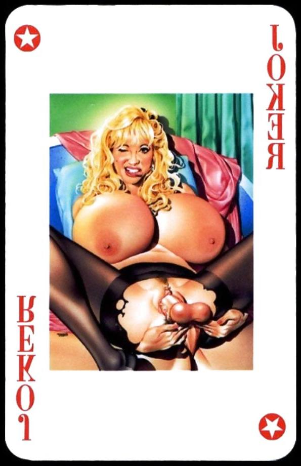 25P Erotic Playing Cards 7 - BBW 2 c. 1990