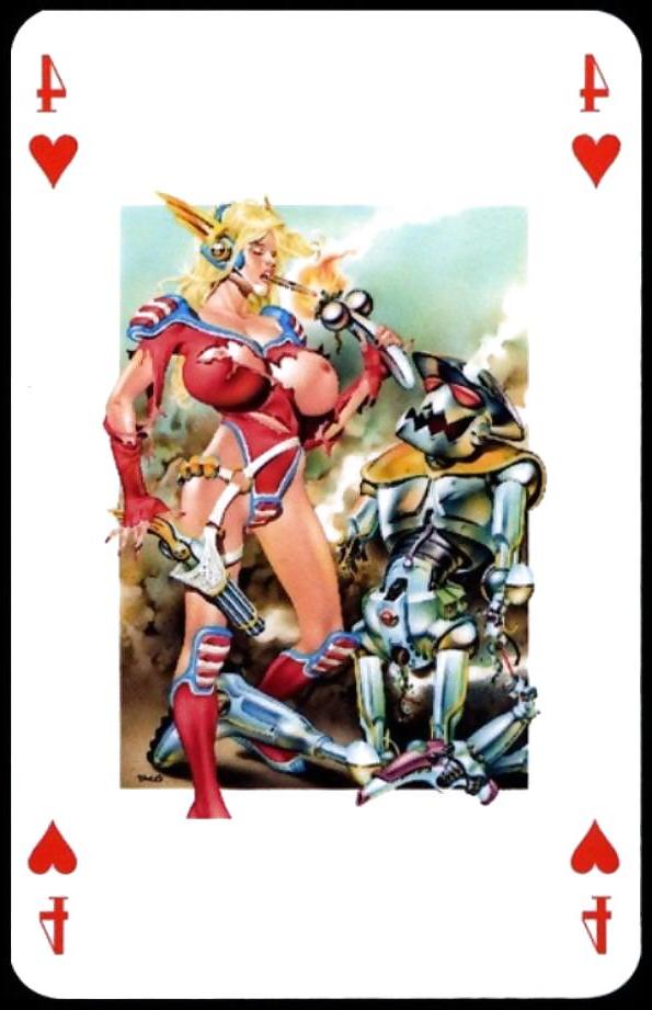 25P Erotic Playing Cards 7 - BBW 2 c. 1990