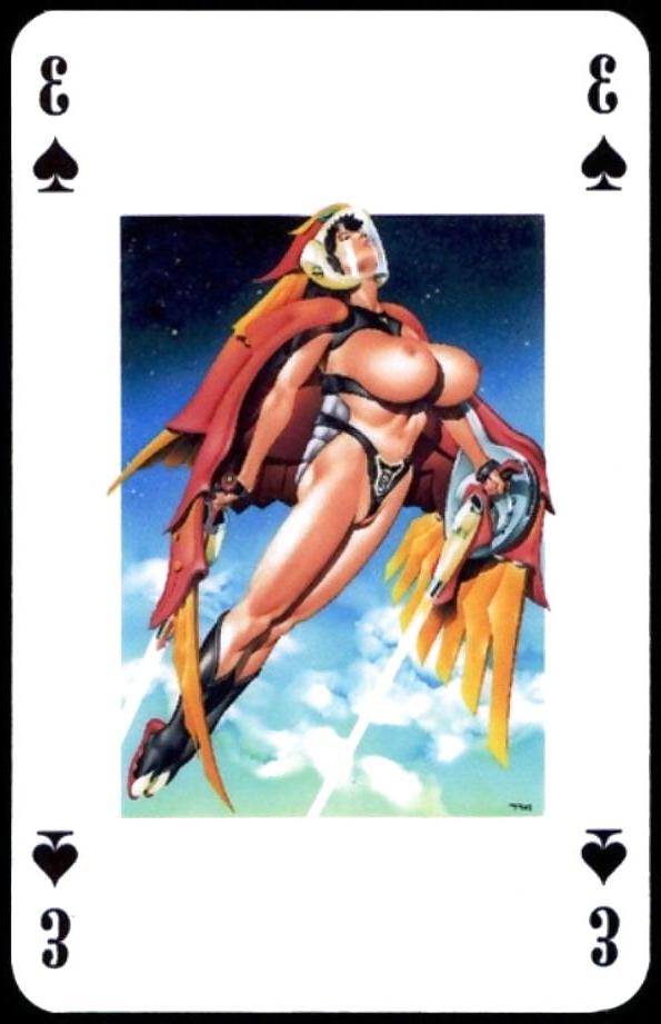 25P Erotic Playing Cards 7 - BBW 2 c. 1990