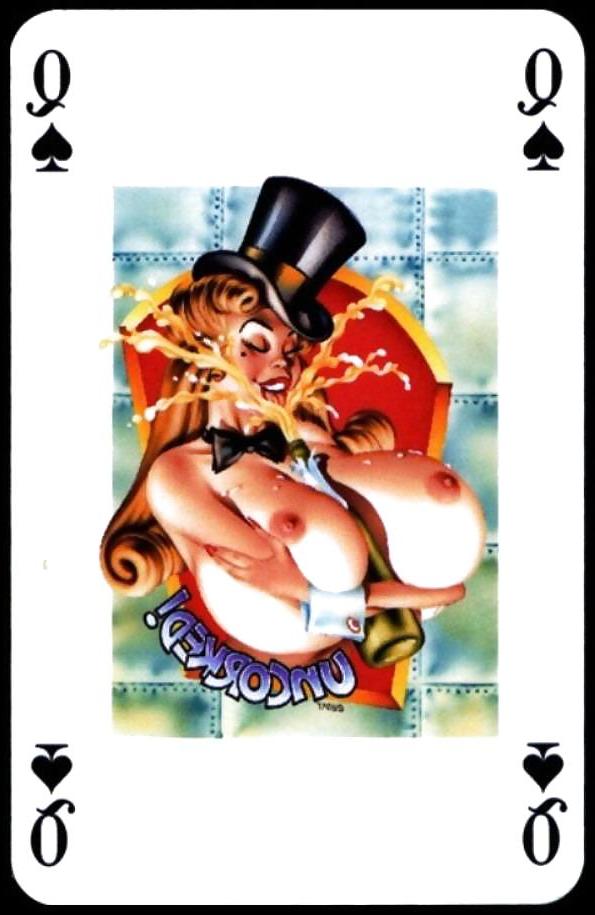 25P Erotic Playing Cards 7 - BBW 2 c. 1990
