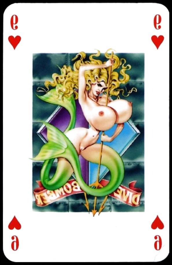25P Erotic Playing Cards 7 - BBW 2 c. 1990