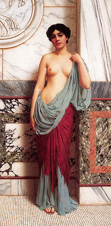 24P Classic Beauties by John William Godward