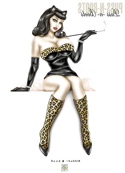 25P Smoking Fetish Drawing