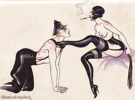 25P Smoking Fetish Drawing