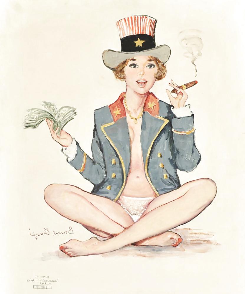 25P Smoking Fetish Drawing