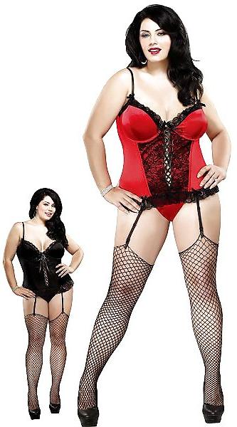 25P Bbw corset and lingerie
