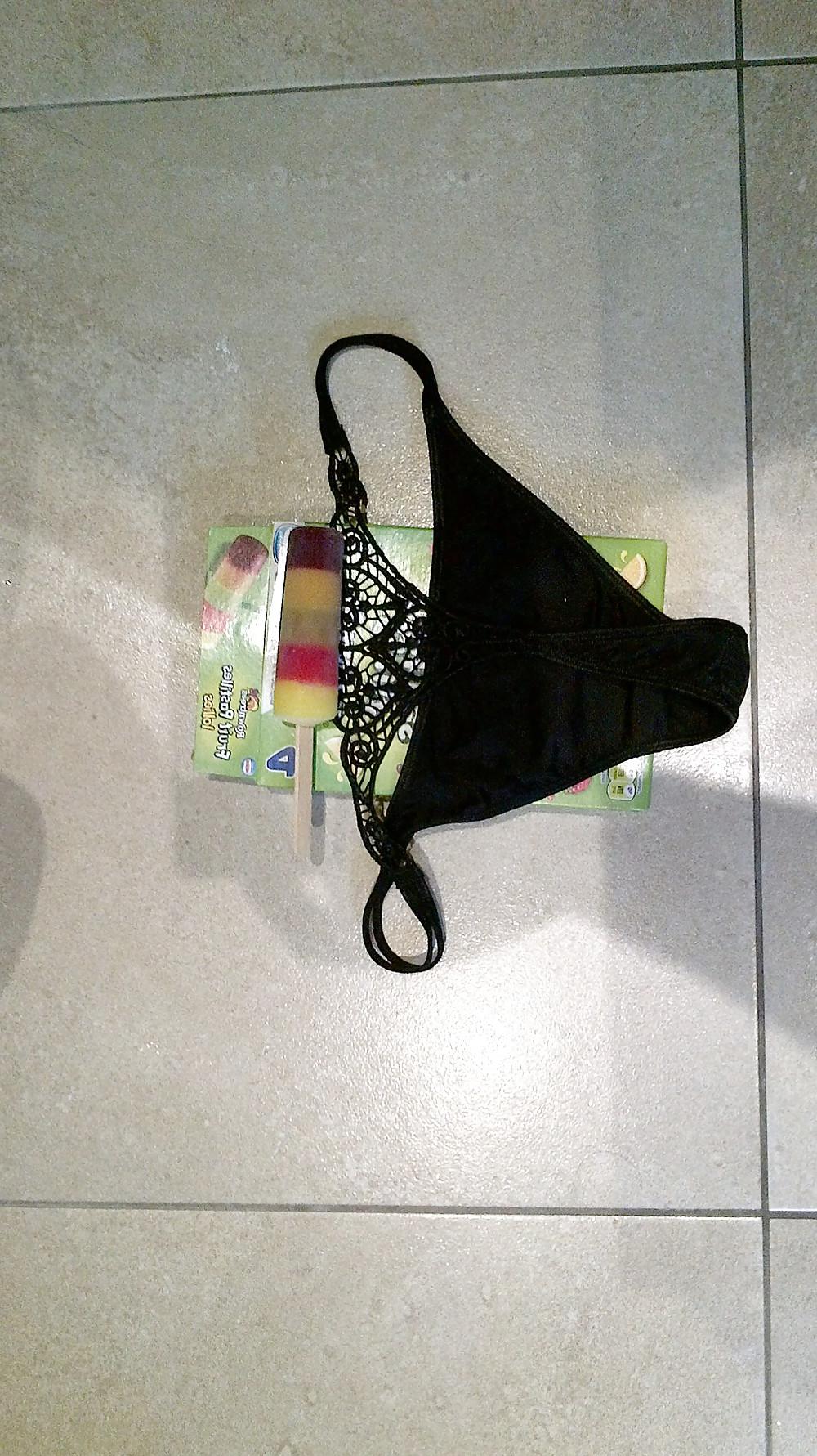 8P Panties and ice task for Mistress M 