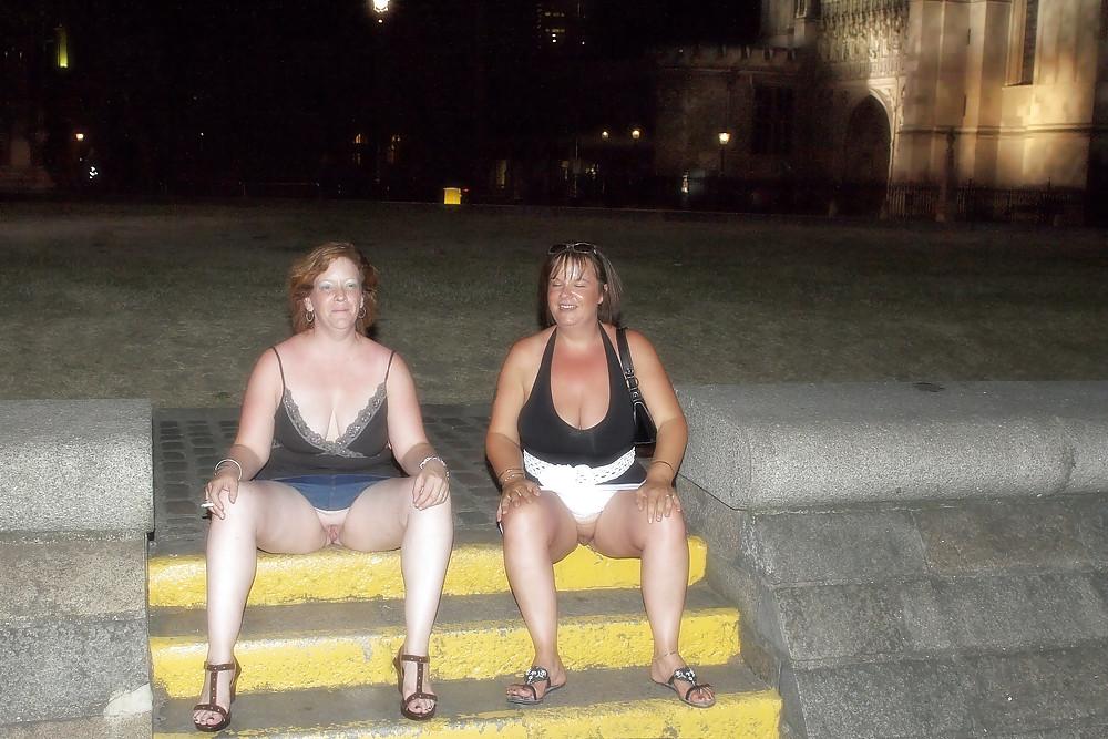24P Mature women is forgot her slip 6.
