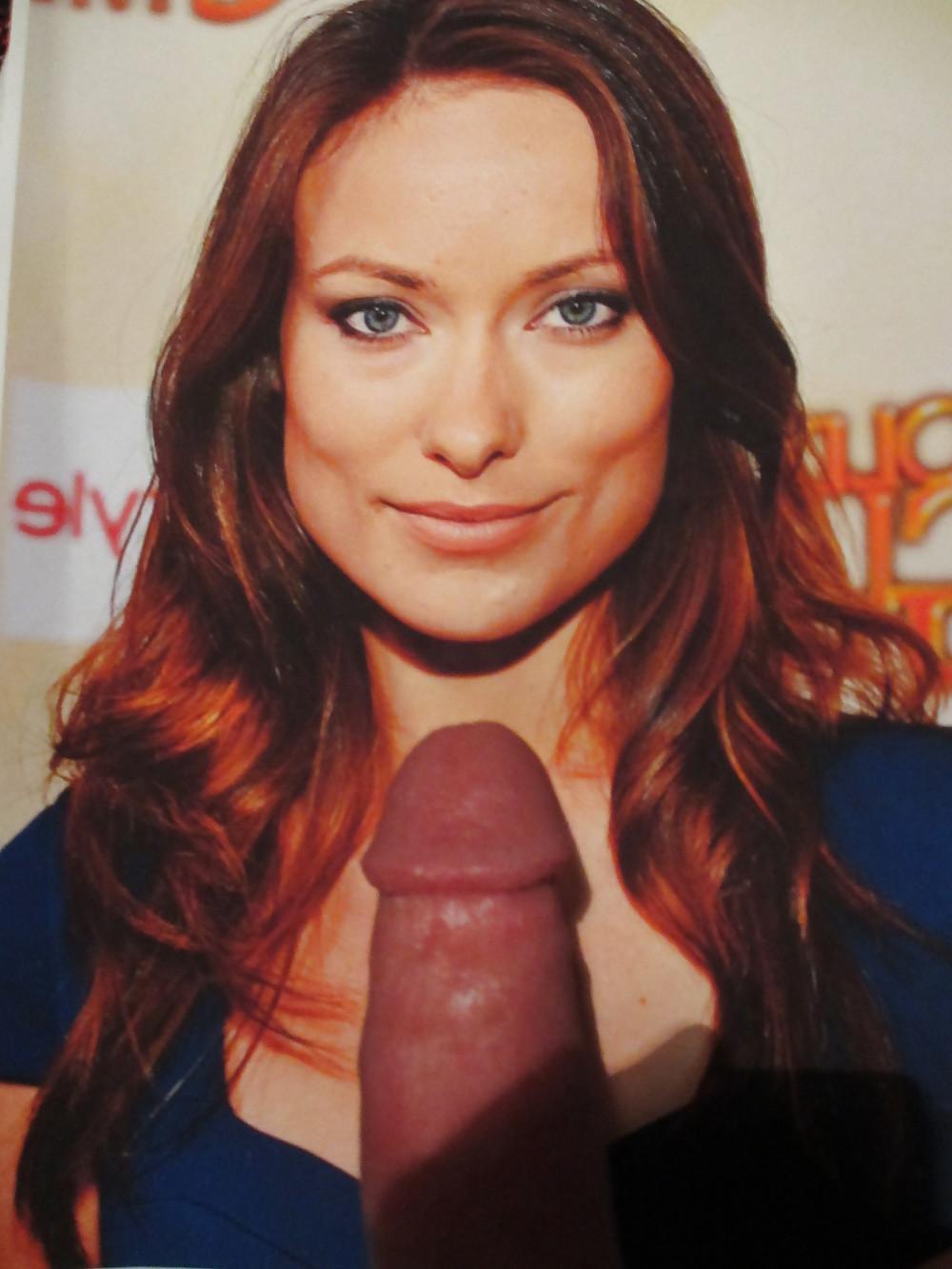 9P Cumshot on OLIVIA WILDE