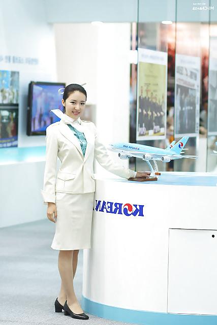 15P Real Asian Air Flight Attendants Stewardesses