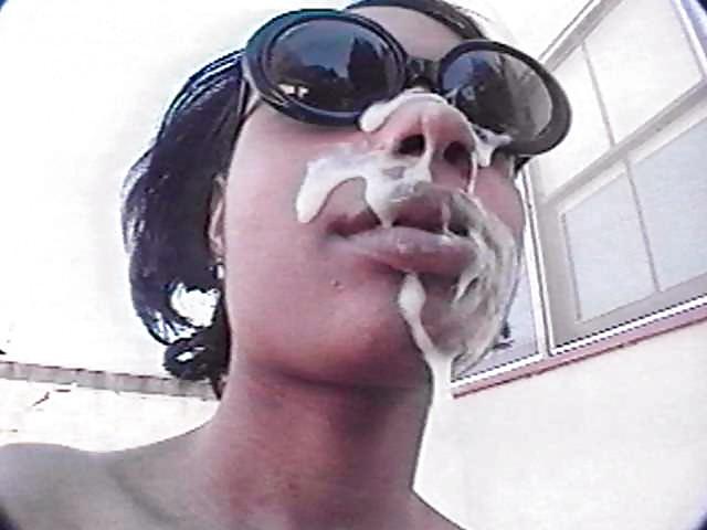 11P Dark girl getting a facial