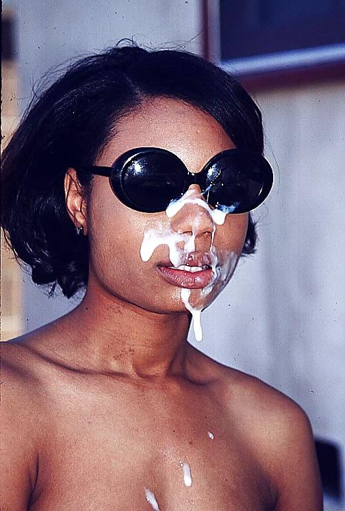 11P Dark girl getting a facial