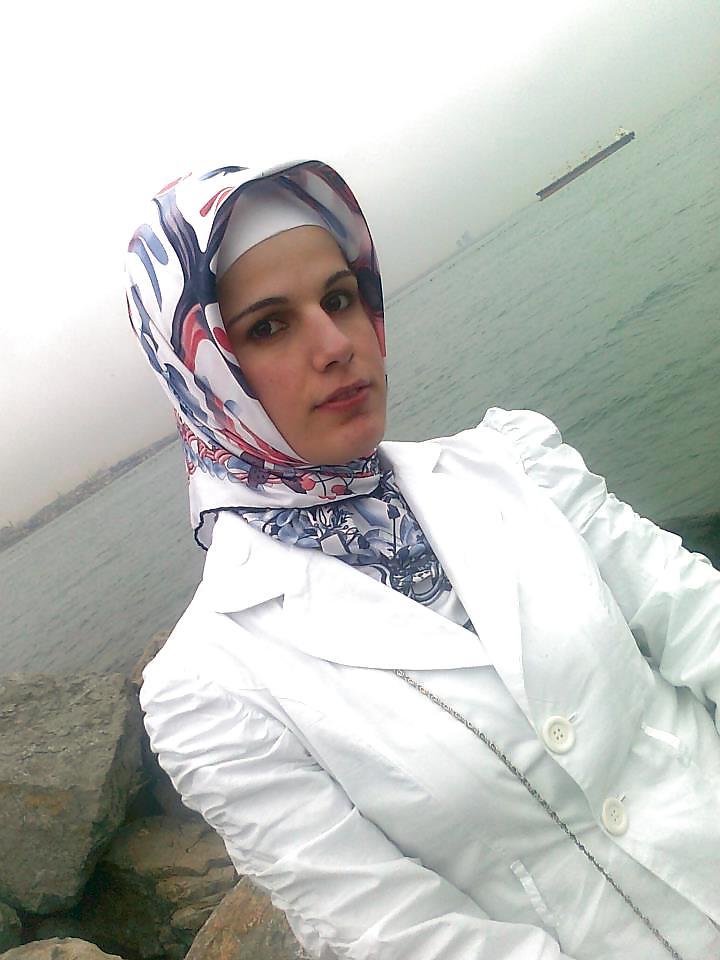 9P Turkish arab turbanli hijab 1