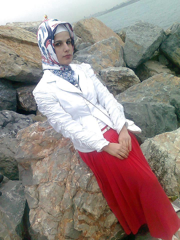 9P Turkish arab turbanli hijab 1