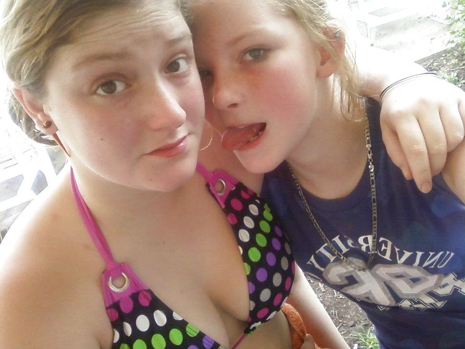 25P Misc. sexy teen cleavage