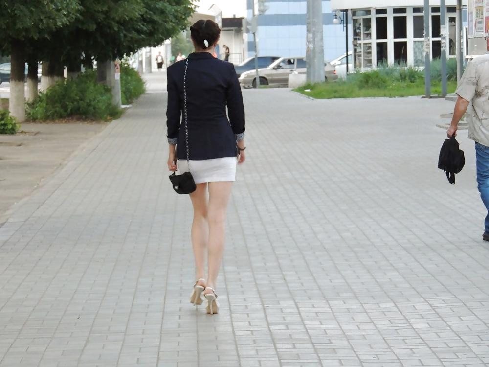 15P MINI SKIRT MILF in PUBLIC