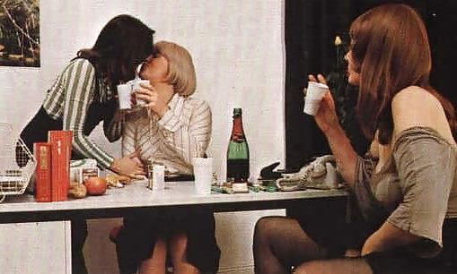 25P Classic Lesbian Group Office Party
