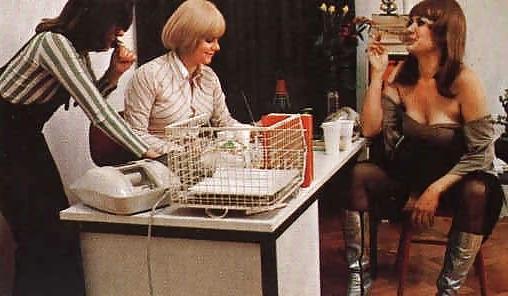 25P Classic Lesbian Group Office Party