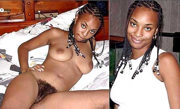 25P Black Amateurs - Dressed & Undressed