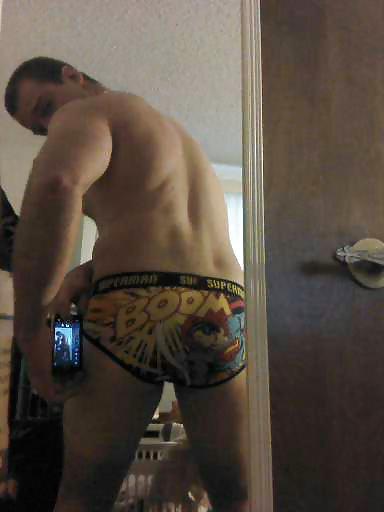 7P Cock and ass in briefs 