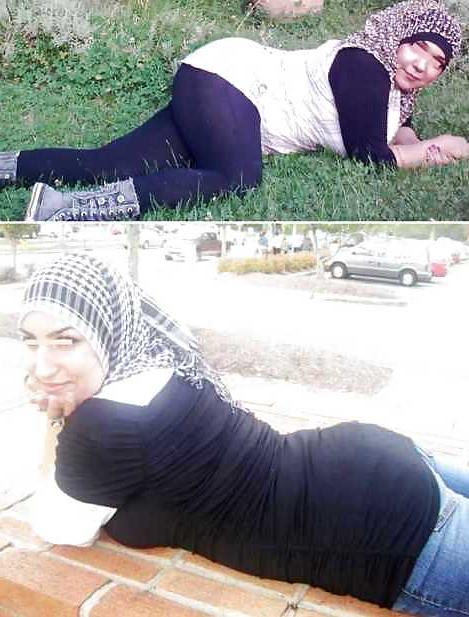 25P Outdoor jilbab hijab niqab arab turkish tudung turban mallu5