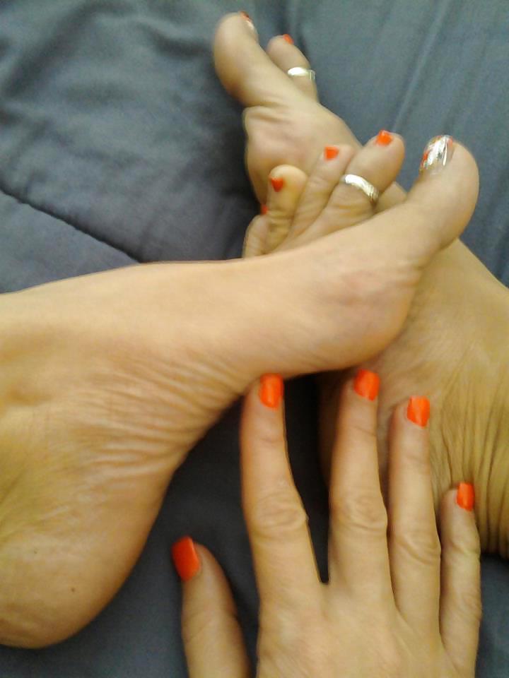 25P Face Book Feet # 2 Black and white