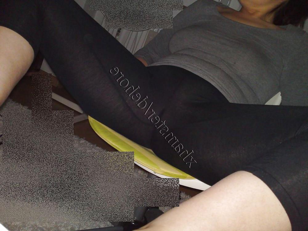 25P Turkish Mature Nejla Bikini and Black tights