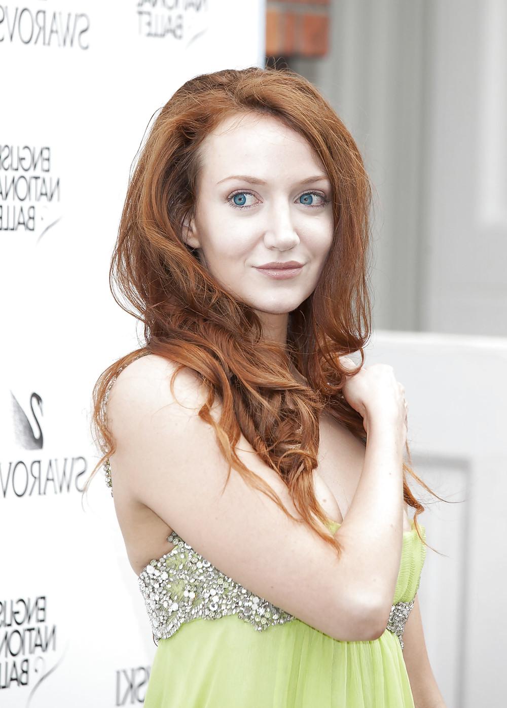 12P Olivia Grant British Hot Redhead Actress 