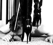 8P Black and white femdom stuff