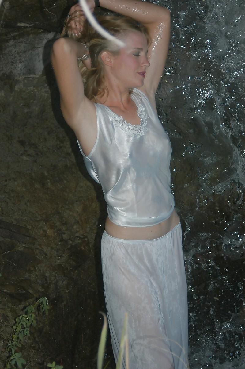 25P Wet Satin Slip & Camisole
