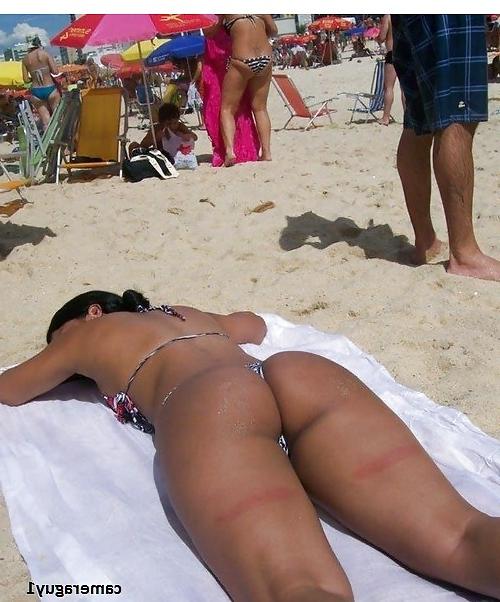12P Ass and Thong in public view